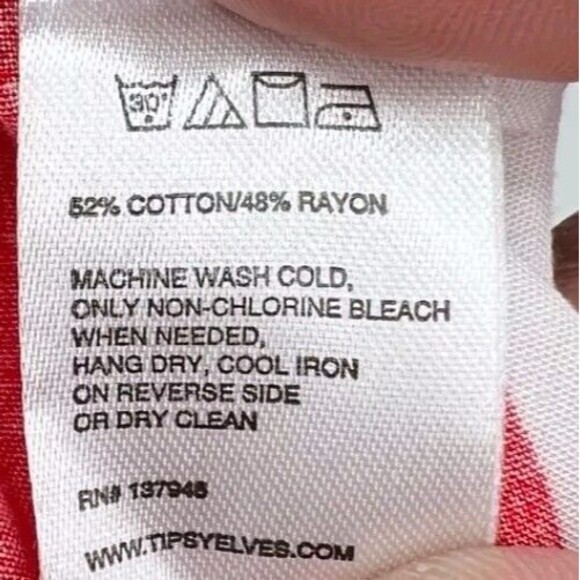 Tipsy Elves American Flag Shirt Men’s Size Medium USA Button Down Patriotic - Picture 6 of 8